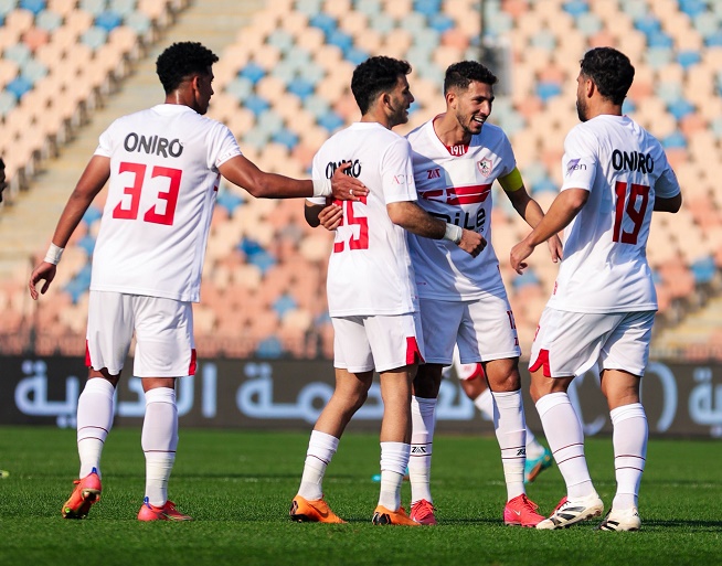 الزمالك يتخطى أبوقير للأسمدة بثنائية في كأس مصر